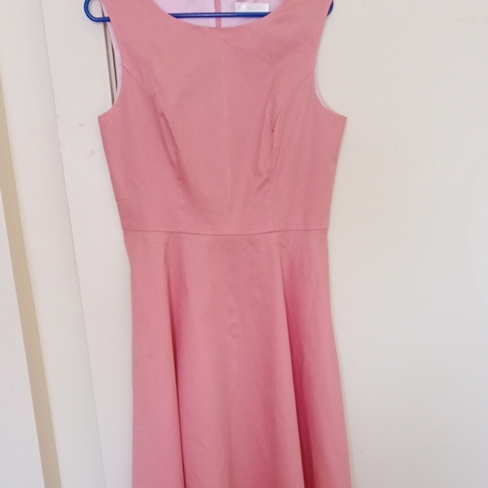 Brand New Chic HANPCEIRS Sleeveless Peach Coral Dress